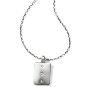 Brighton Contempo Ice Reversible Petite Tile Necklace